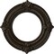 Ekena Millwork Benson Ceiling Medallion (Fits Canopies up to 6 1/8"), 11 1/8"OD x 6 1/8"ID x 5/8"P, Stone Hearth CM11BNSHF - alternate 1